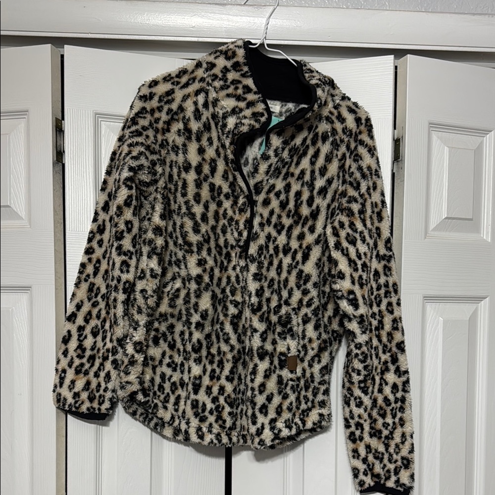 Maurices Brown Teddy Jacket Plush Faux Fur